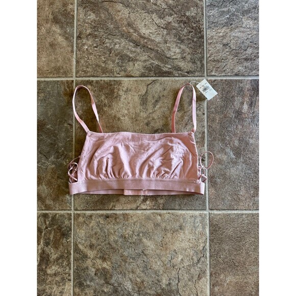 Aerie Real Good Strappy Side Lace Up Bralette Pink
Size Small - Picture 1 of 6